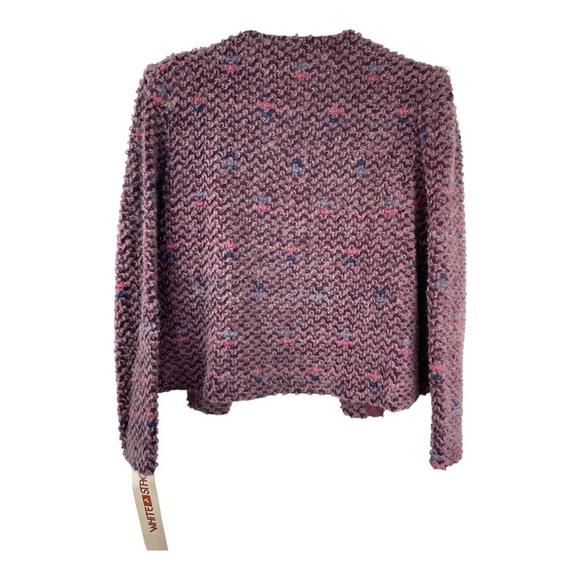 NWT Vintage 60s 70s White Stag Mohair Loop Knit Sweater Jacket Blazer Sz medium - Picture 2 of 7